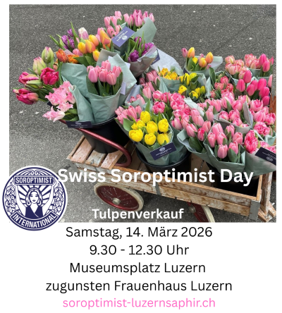 Tulpenverkauf fürs Frauenhaus Luzern